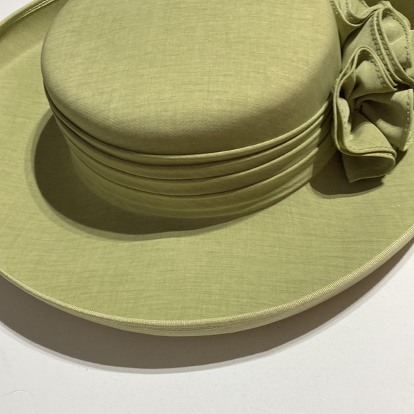 Vintage Jacques Vert Light Green Hat - Picture 3 of 7